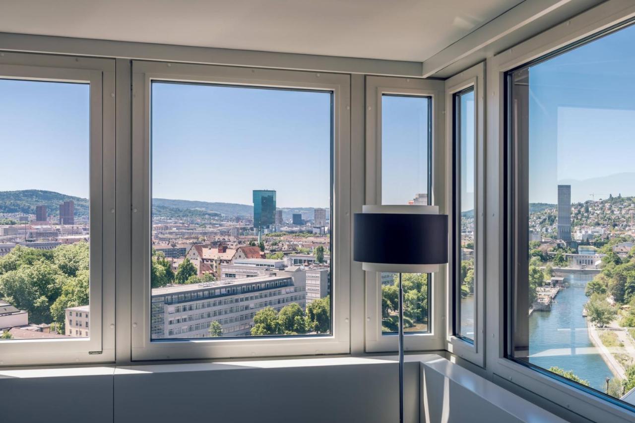 Zurich Marriott Hotel Экстерьер фото View from the 10th floor